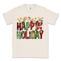 Natural happy holiday christmas Classic Tee - FaDigitalArtStudio