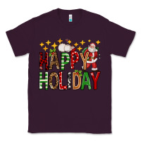 Plum happy holiday christmas Classic Tee - FaDigitalArtStudio