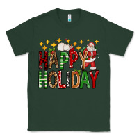 Sports Green happy holiday christmas Classic Tee - FaDigitalArtStudio