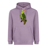 Lavender New Zealand Paraket Parrot Heavyweight Hoodie - LillyAllenDesigns