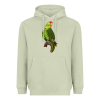 Matcha New Zealand Paraket Parrot Heavyweight Hoodie - LillyAllenDesigns