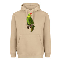 Mushroom New Zealand Paraket Parrot Heavyweight Hoodie - LillyAllenDesigns