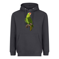 Smoke New Zealand Paraket Parrot Heavyweight Hoodie - LillyAllenDesigns