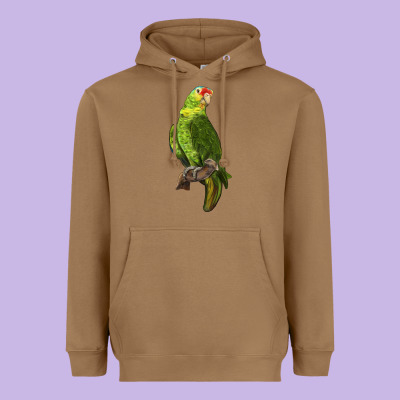 New Zealand Paraket Parrot Heavyweight Hoodie Designed By Lillyallendesigns