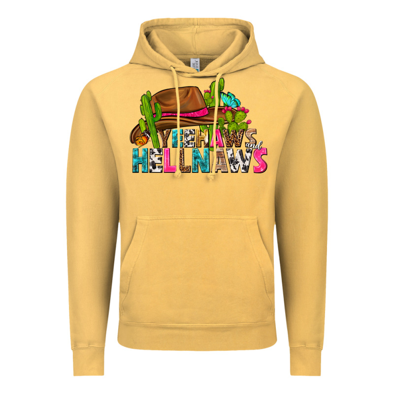 Yeehaws And Hellnaws Vintage Hoodie by texasbilliewilder | Teevron