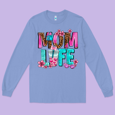 Mom Life Long Sleeve Tee Designed By Adodesignshop
