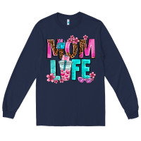 Navy mom life Long Sleeve Tee - AdoDesignShop