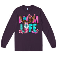 Plum mom life Long Sleeve Tee - AdoDesignShop