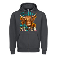 Smoke don't be a salty heifer long haired cow Zipper Hoodie - Jasminsmagicworld