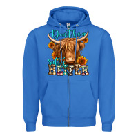 True Royal don't be a salty heifer long haired cow Zipper Hoodie - Jasminsmagicworld