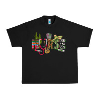 Black Mexican Nurse Urban Heavy Tee - texasbilliewilder