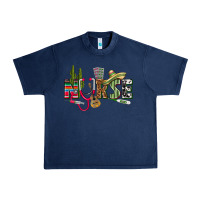 Navy Mexican Nurse Urban Heavy Tee - texasbilliewilder