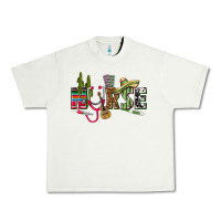 Pistachio Mexican Nurse Urban Heavy Tee - texasbilliewilder