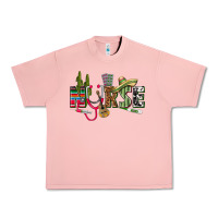 Salmon Mexican Nurse Urban Heavy Tee - texasbilliewilder
