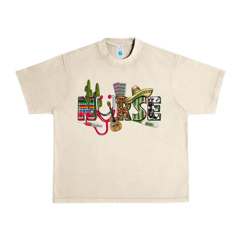 Mexican Nurse Urban Heavy Tee by texasbilliewilder | Teevron