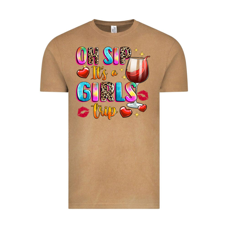 Oh Sip Its A Girls Vintage Tee by texasbilliewilder | Teevron
