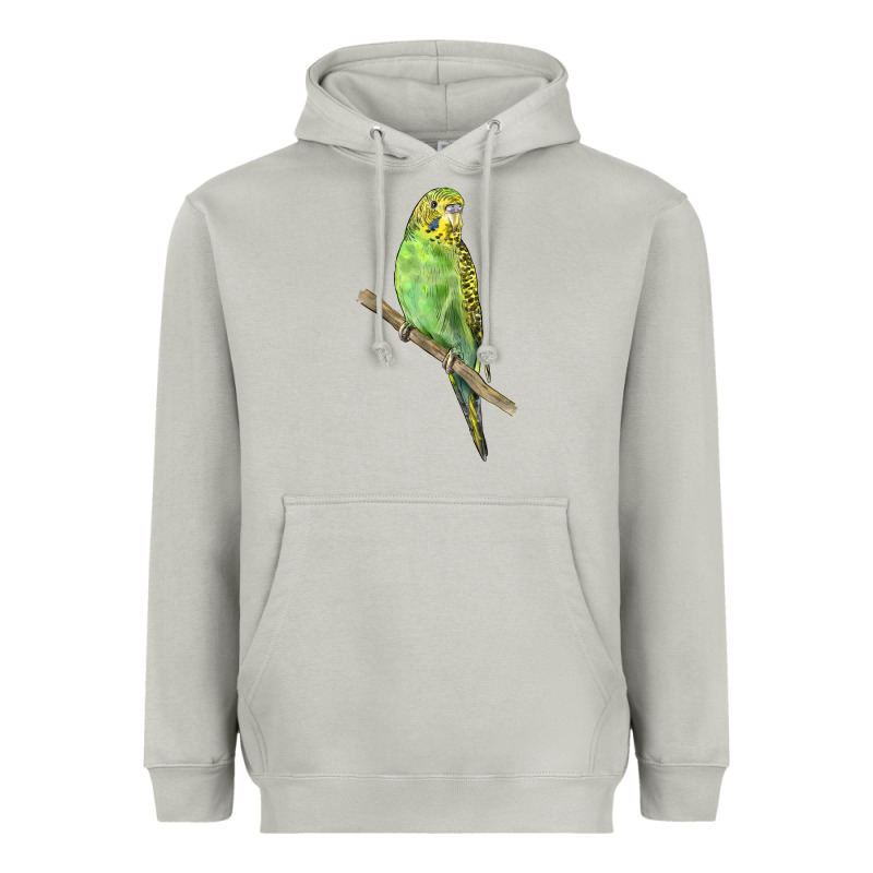 Budgeriar Bird Parrot Heavyweight Hoodie by LillyAllenDesigns | Teevron