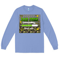Colony Blue dad joke loading please wait Long Sleeve Tee - HRA Design Shop