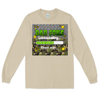 Mushroom dad joke loading please wait Long Sleeve Tee - HRA Design Shop
