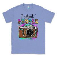 Colony Blue i shoot people tie dye gemstone vintage camera Classic Tee - FaDigitalArtStudio