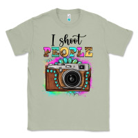 Matcha i shoot people tie dye gemstone vintage camera Classic Tee - FaDigitalArtStudio