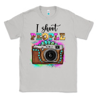 Moon Dust i shoot people tie dye gemstone vintage camera Classic Tee - FaDigitalArtStudio