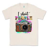 Natural i shoot people tie dye gemstone vintage camera Classic Tee - FaDigitalArtStudio