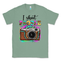 Sage i shoot people tie dye gemstone vintage camera Classic Tee - FaDigitalArtStudio
