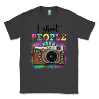 Smoke i shoot people tie dye gemstone vintage camera Classic Tee - FaDigitalArtStudio