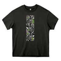 Asphalt zebra Heavy Core Tee - LillyAllenDesigns