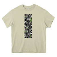 Mossy zebra Heavy Core Tee - LillyAllenDesigns