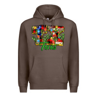 Coffee Christmas Texas Premium Hoodie - MaliasSmallBusiness