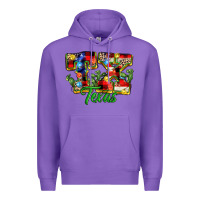 Purple Christmas Texas Premium Hoodie - MaliasSmallBusiness
