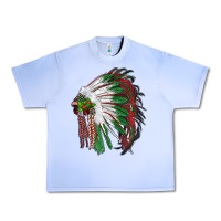 Grape Ice christmas indian feather headdress Urban Heavy Tee - RanaPortraitStore