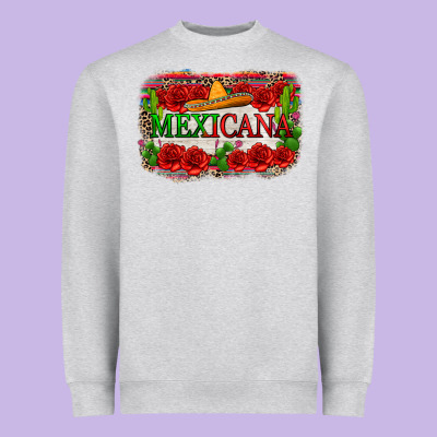 Mexicana Heavyweight Sweatshirt Designed By Zillion Design Studio