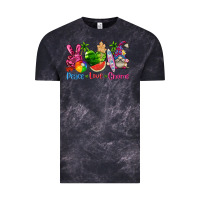 Cloud Black peace love gnome summer Vintage Tee - texasbilliewilder