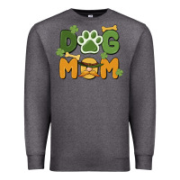 Charcoal Heather st. patricks day dog mom Premium Sweatshirt - MaliasSmallBusiness