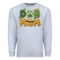 Heather Grey st. patricks day dog mom Premium Sweatshirt - MaliasSmallBusiness