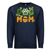 Navy st. patricks day dog mom Premium Sweatshirt - MaliasSmallBusiness