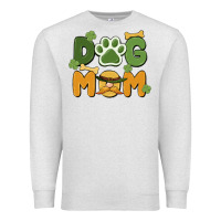 Oatmeal Heather st. patricks day dog mom Premium Sweatshirt - MaliasSmallBusiness