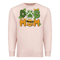 Pale Pink st. patricks day dog mom Premium Sweatshirt - MaliasSmallBusiness