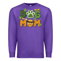 Purple st. patricks day dog mom Premium Sweatshirt - MaliasSmallBusiness