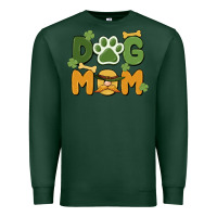 Sports Green st. patricks day dog mom Premium Sweatshirt - MaliasSmallBusiness