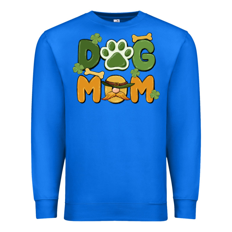 St. Patricks Day Dog Mom Premium Sweatshirt by MaliasSmallBusiness | Teevron