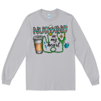Moon Dust nursing İn my heart Long Sleeve Tee - CowhideDigitalArt