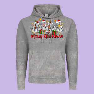 Merry Christmas Pantasmas Ghost Christmas Vintage Hoodie Designed By Zillion Design Studio
