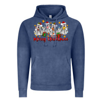 Vintage Denim merry christmas pantasmas ghost christmas Vintage Hoodie - Zillion Design Studio