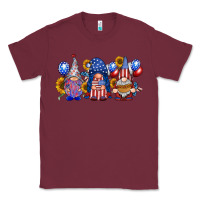 Burgundy america gnomes Classic Tee - RacoonDesign