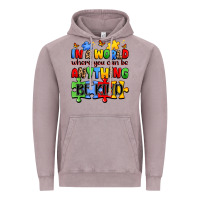 Vintage Zinc in a world where you can be anything be kind Vintage Hoodie - JahusDesignShop