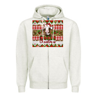 Moooey Christmas Zipper Hoodie | Teevron